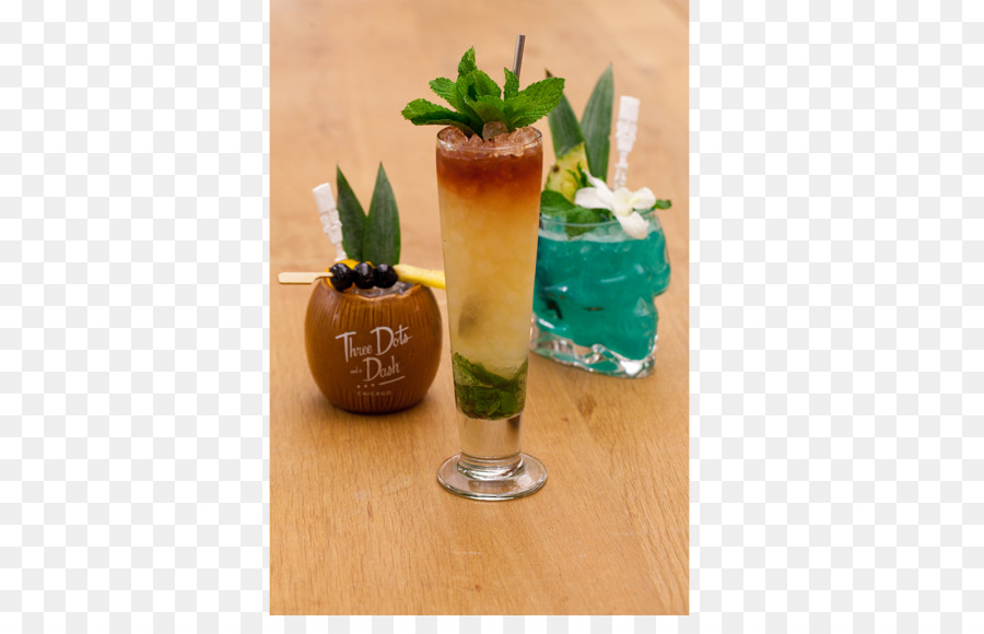 Cocktail garnieren Drei Punkte und ein Dash Mai Tai Gesundheit shake - Cocktail