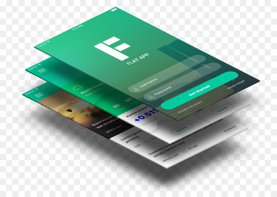 Flattern Flat design Reagieren Android - Android