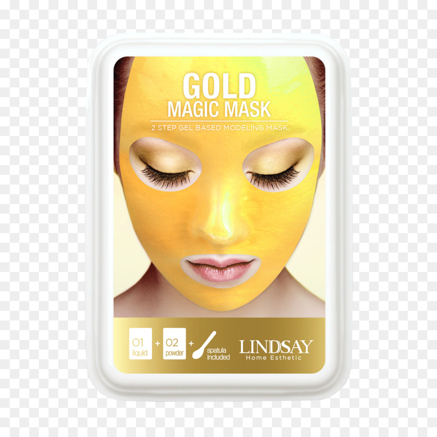 Maske, Gesichts-Cosmetics Gold Skin - Perlenpulver