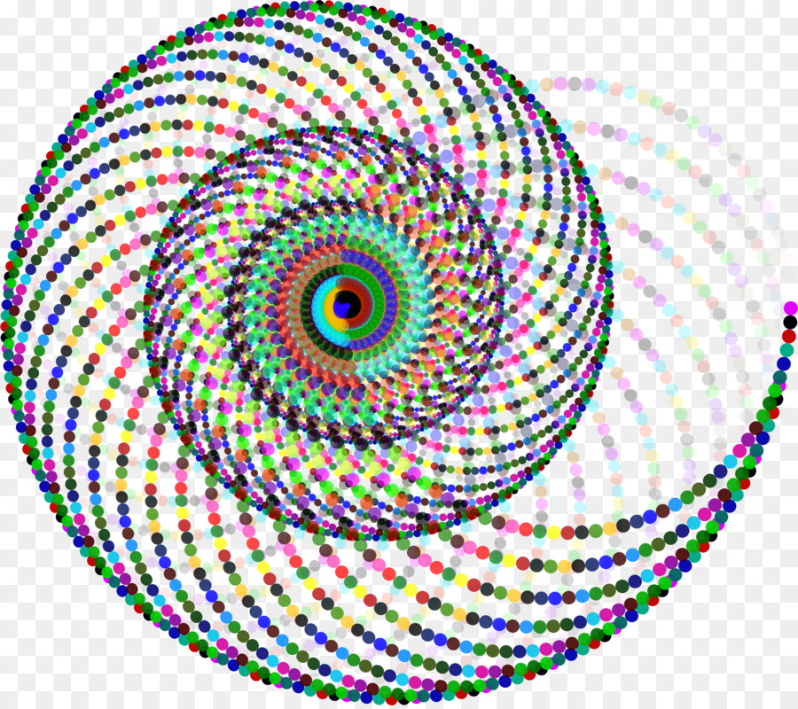Spirale, Kreis-Punkt-Muster - Tango