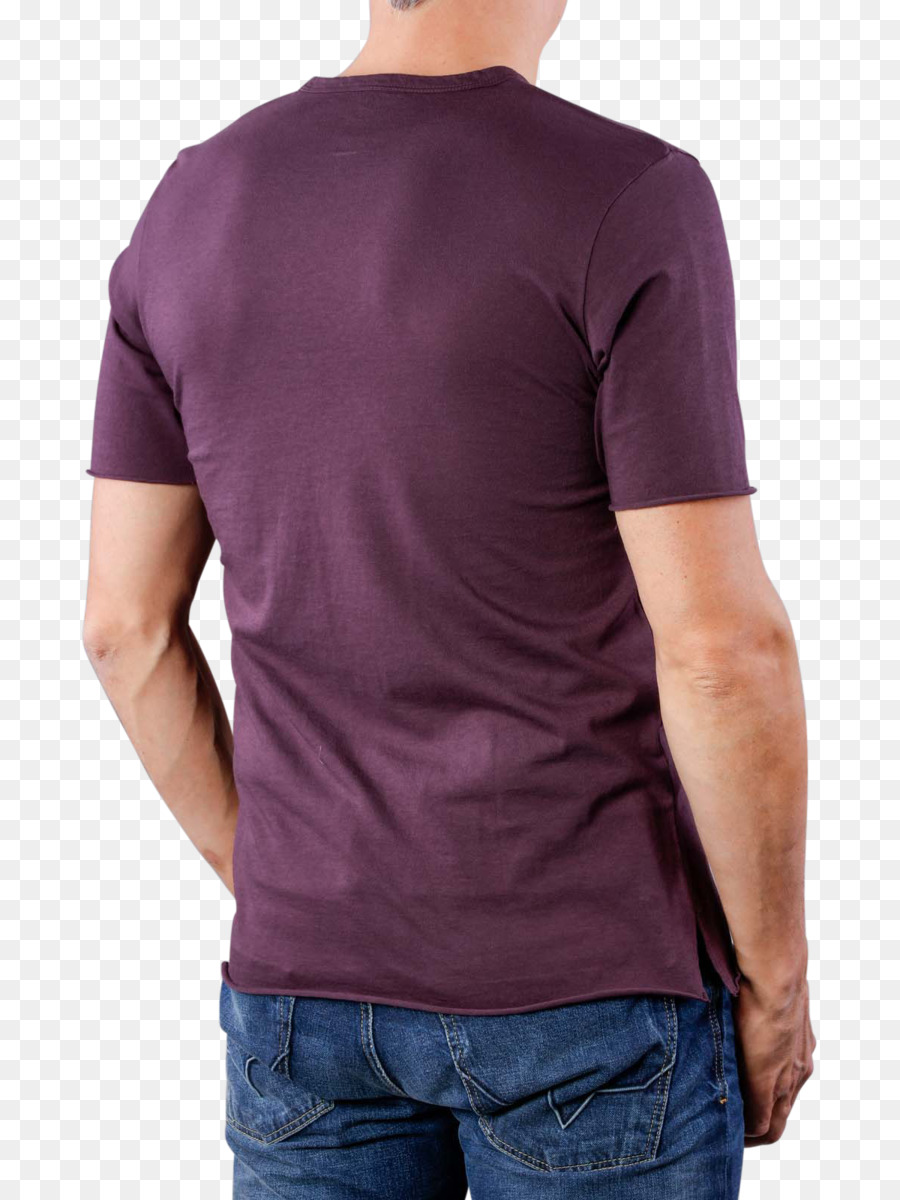 A maniche lunghe T-shirt a maniche Lunghe T-shirt, camicia di Jeans - Maglietta