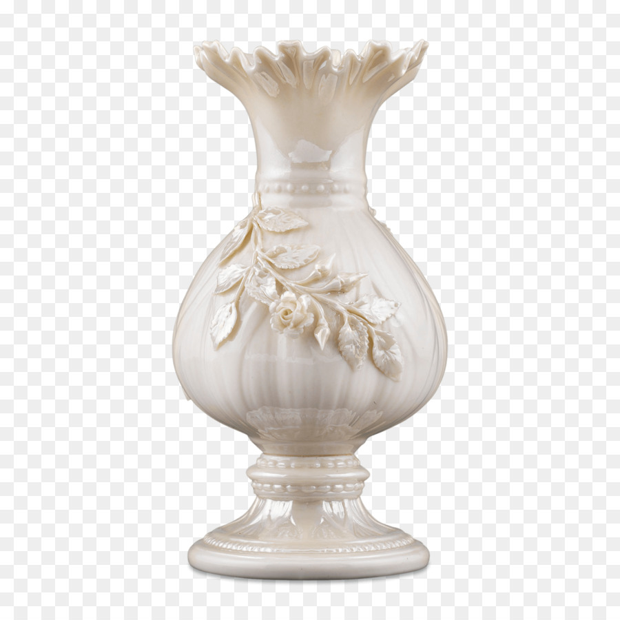 Vaso In Ceramica Belleek Pottery Porcellana Nastro - vaso