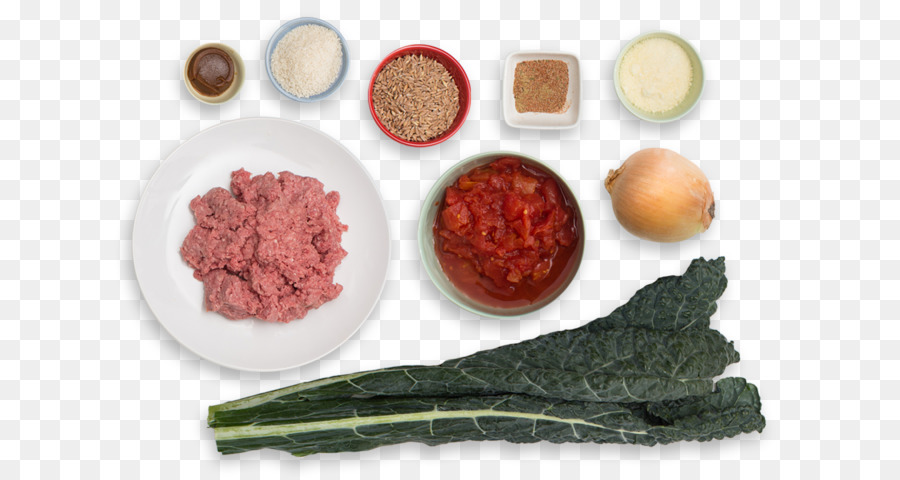 Fleischbällchen Suppe italienische Küche Rezept Lacinato kale - andere