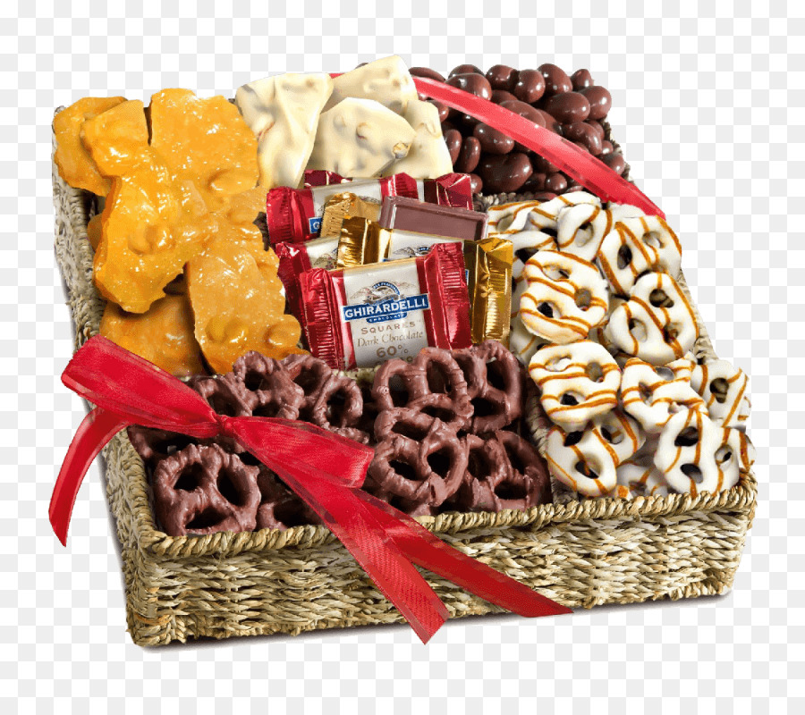Lebensmittel-Geschenk-Körbe Brezel Weiße Schokolade Behindern - Geschenk