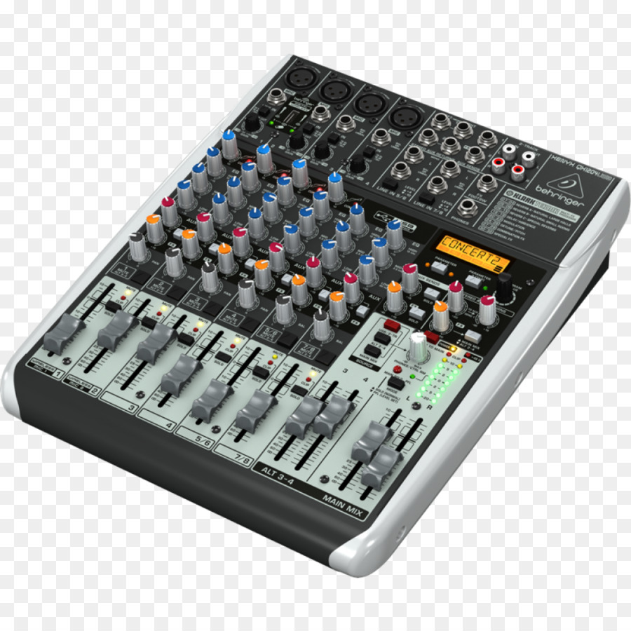 Microfono Behringer Xenyx X1204USB Mixer Audio Behringer QX1204USB 12 Canali Mixer - miscelatore