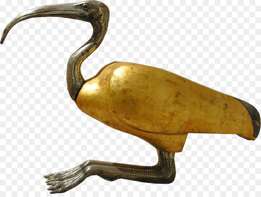 Skulptur 01504 Wasser-Vogel - gold zahlen