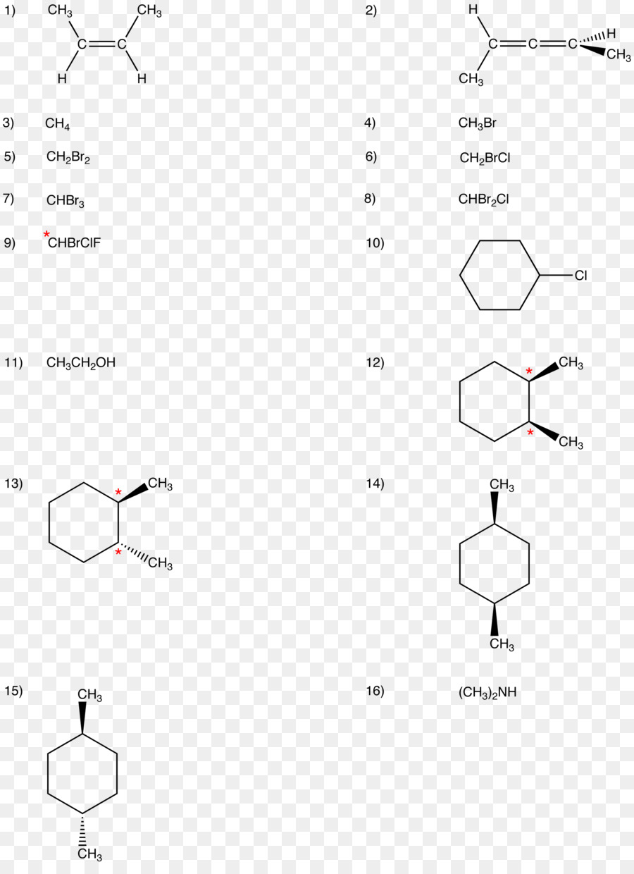 Chiralità Stereocentro Molecola di carbonio Asimmetrico Isomero - altri