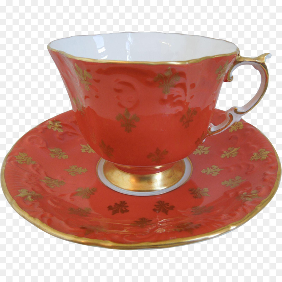 Kaffee-Tasse Untertasse Porzellan Teetasse - Porzellan