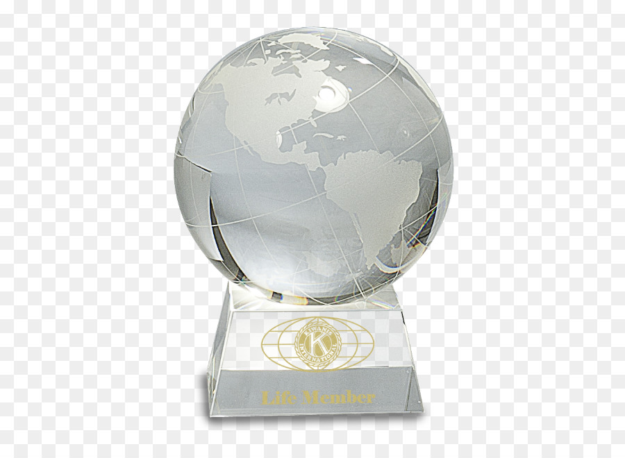 Award Crystal Globe Geschenk Gravur - Glas Trophäe
