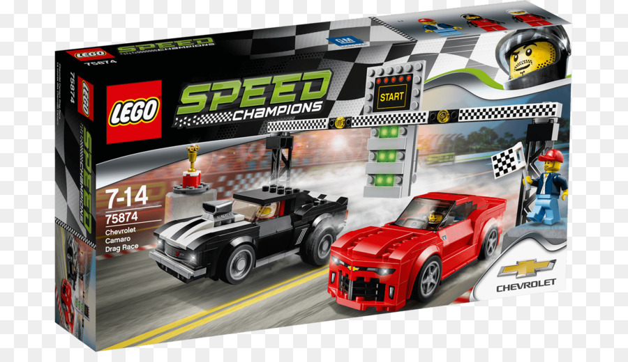 LEGO 75874 Velocità di Champions Chevrolet Camaro Drag Race Yenko Camaro Lego Speed Champions - altri