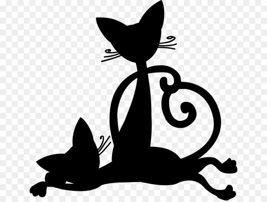 Die schnurrhaare von Kätzchen Competability: Eine Praktische Anleitung zum Aufbau einer Friedlichen Königreich Zwischen Katzen und Hunden Silhouette - Kätzchen