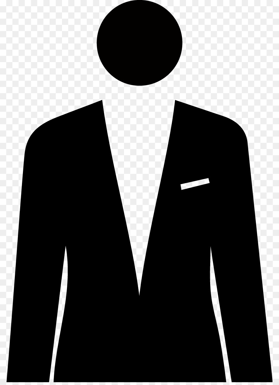 Smoking Semi-formale Cravatta Abbigliamento Informale abbigliamento - Abito nero