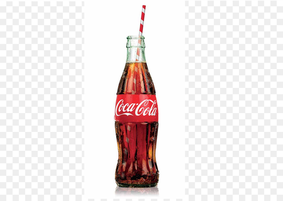 Die Firma Coca Cola Kohlensäurehaltige Getränke Flasche - Coca Cola