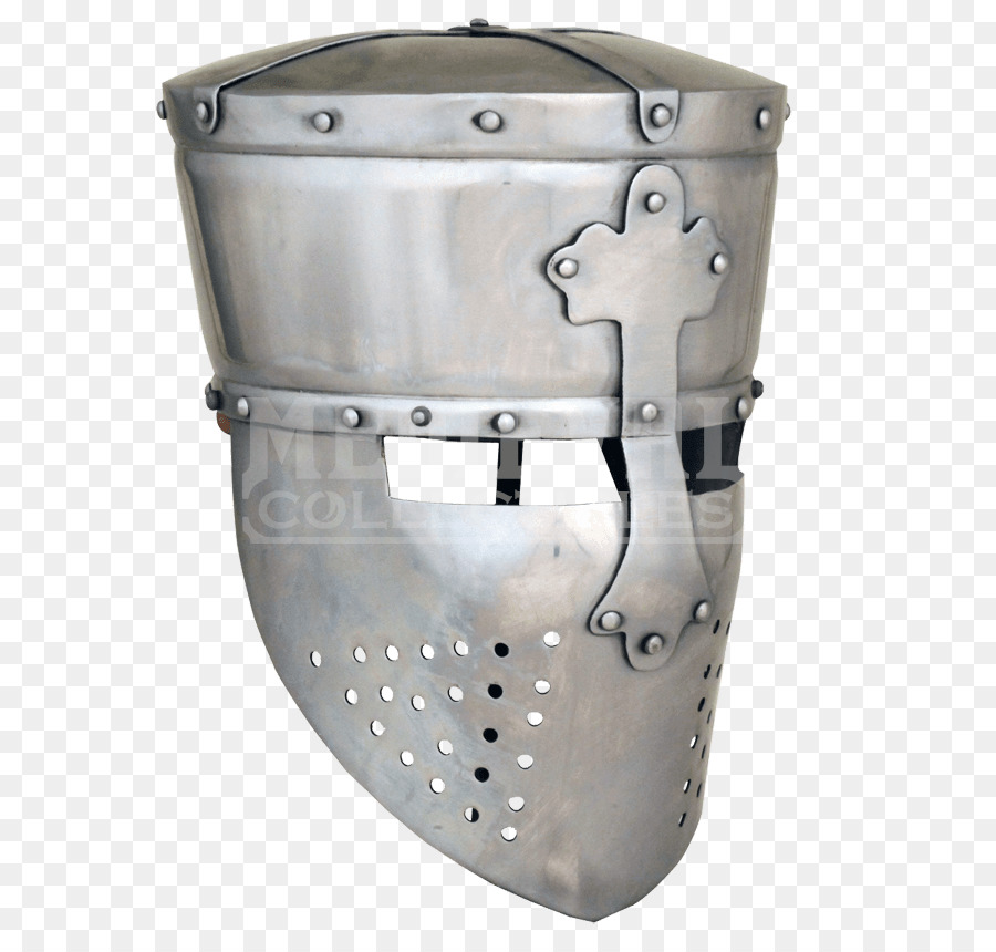 Mittelalter Kreuzzüge Großer helm Komponenten der mittelalterlichen Rüstung Ritter - Ritter