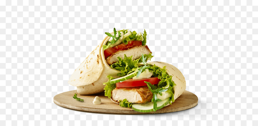 Colazione Avvolgere il panino di McDonald Big Mac Cheeseburger Salsa - insalata