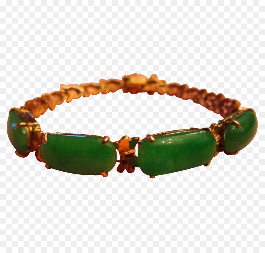 Smaragd-Armband-Perlen-Türkis-Bernstein - Smaragd