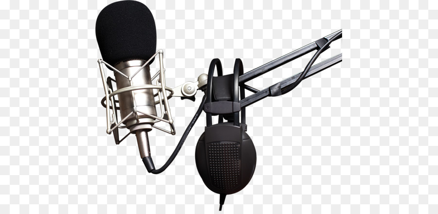 Mikrofon-Radio-station, Fernsehen - Mikrofon