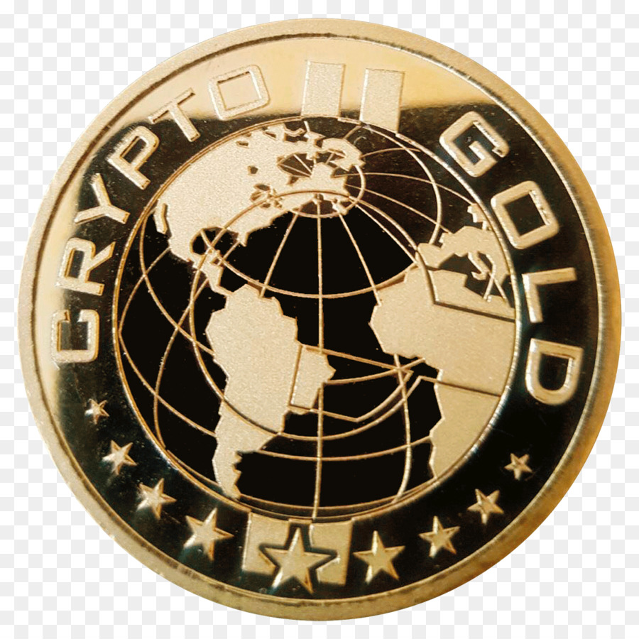 Cryptocurrency Oro moneta Bitcoin rete - Moneta