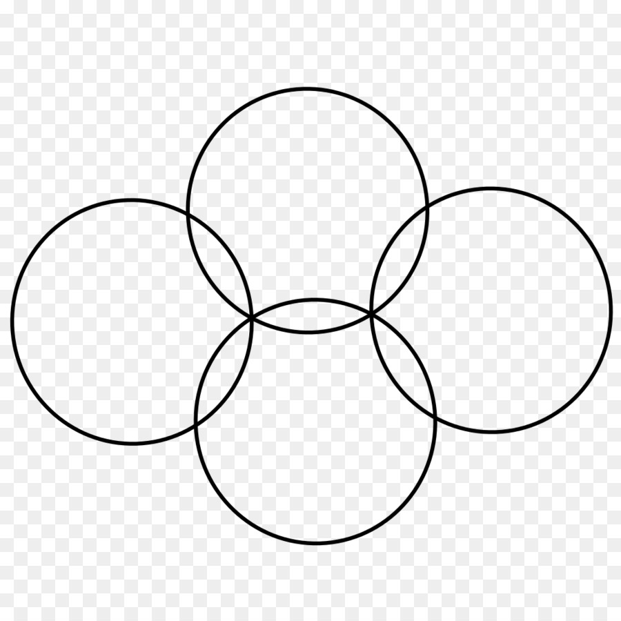 Cerchi sovrapposti griglia Wikimedia Commons Clip art - cerchio