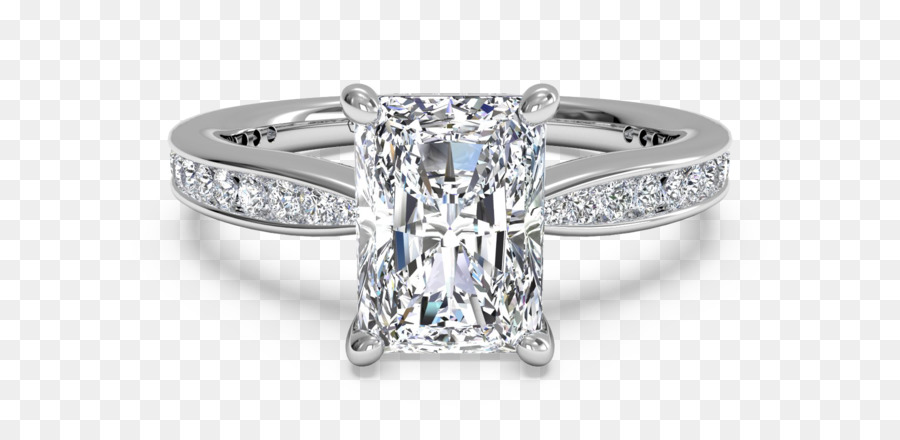 Diamond cut Ehering Verlobungsring - Diamant