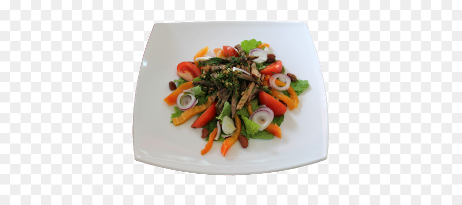 Salat Vegetarische Küche-Teller Rezept-Gemüse - Salat