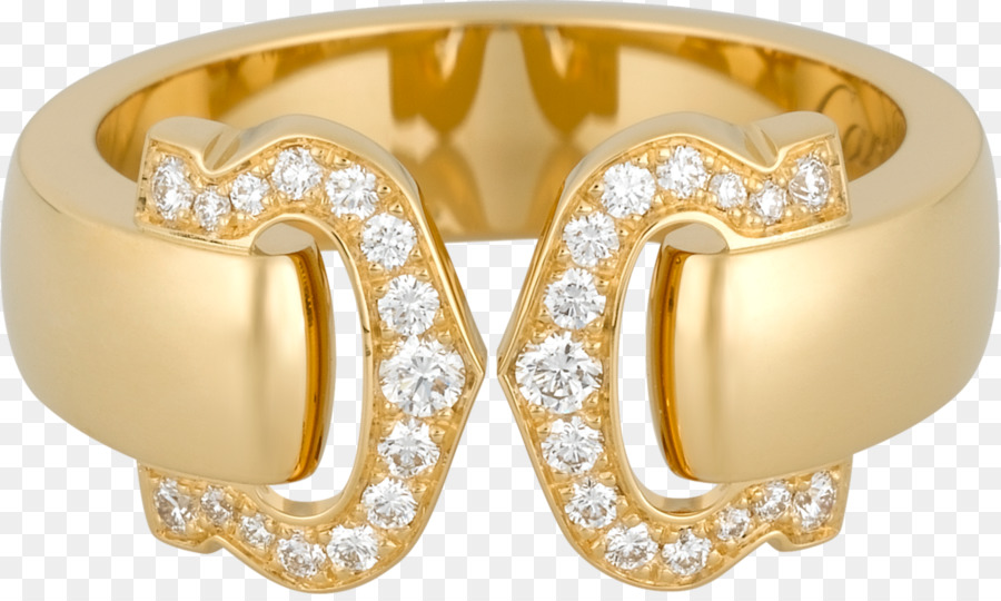 Ring Gold Cartier Diamant Karat - Ring