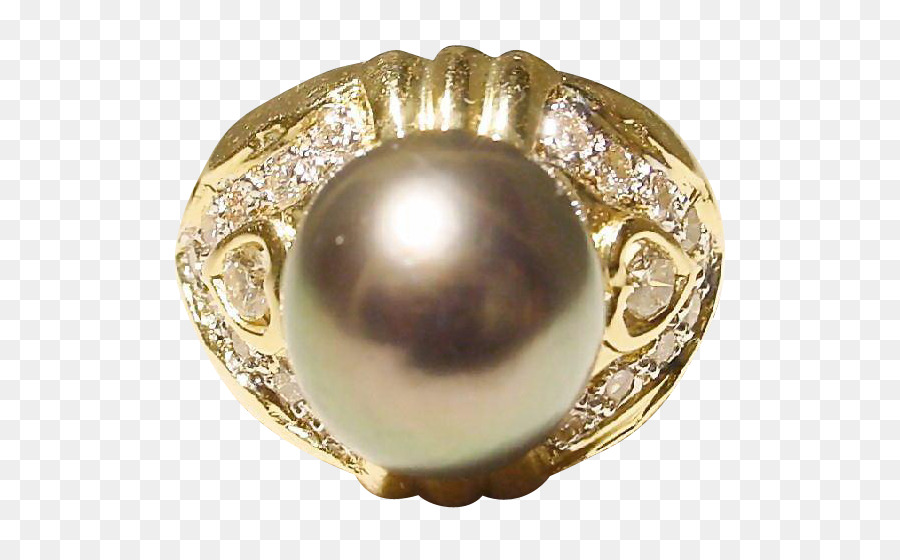 Tahiti-Perle Tahiti-Perle Silber viktorianischen ära - Silber