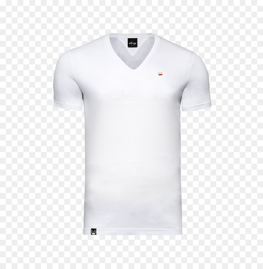 Langarm-T-shirt mit Langen ärmeln T-shirt-Kragen Hals - T Shirt