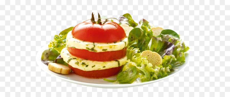 Griechischer Salat Tomaten-Mozzarella-Salat Vegetarische Küche Rezept Hors d ' oeuvre - Tomaten