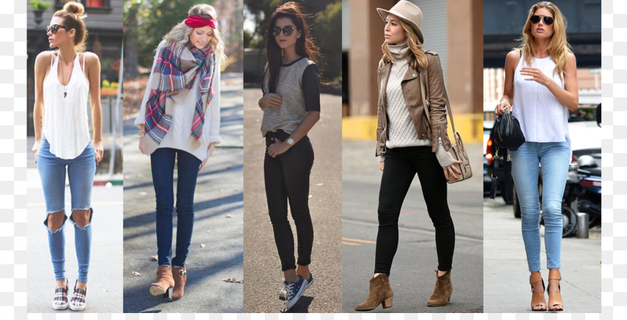 Jeans-Denim-Leggings Mode Schulter - winter Sommer