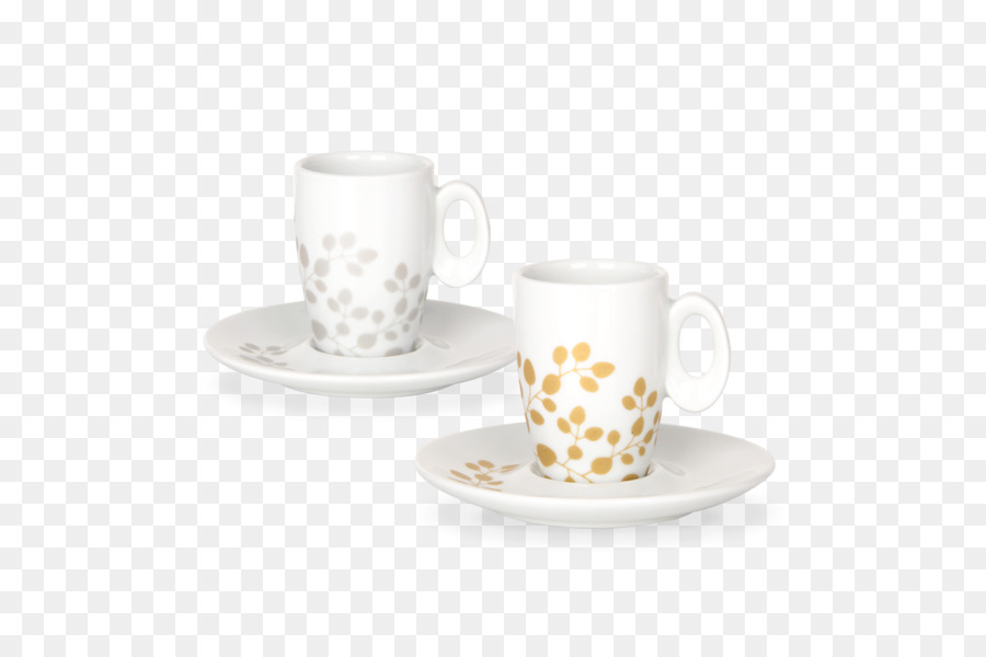 Kaffee Tasse Espresso Untertasse Porzellan Becher - Becher