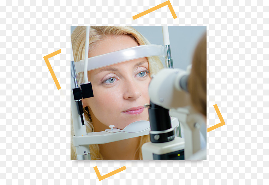 Professionista di cura dell'occhio esame dell'Occhio di LASIK Oftalmologia - occhio