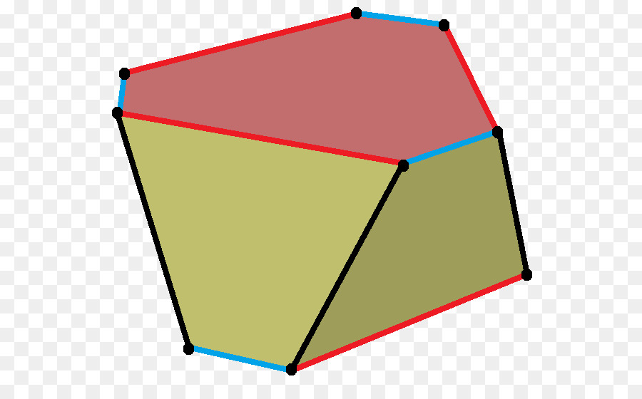 Hexagonale PRISMA Geometrie Gesicht - Gesicht