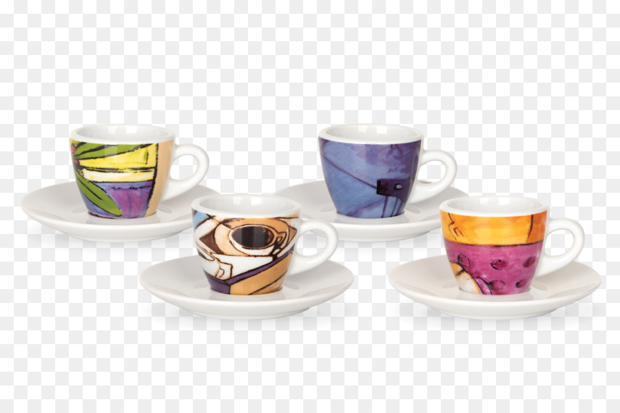 Kaffee Tasse Espresso Untertasse Porzellan - Cup