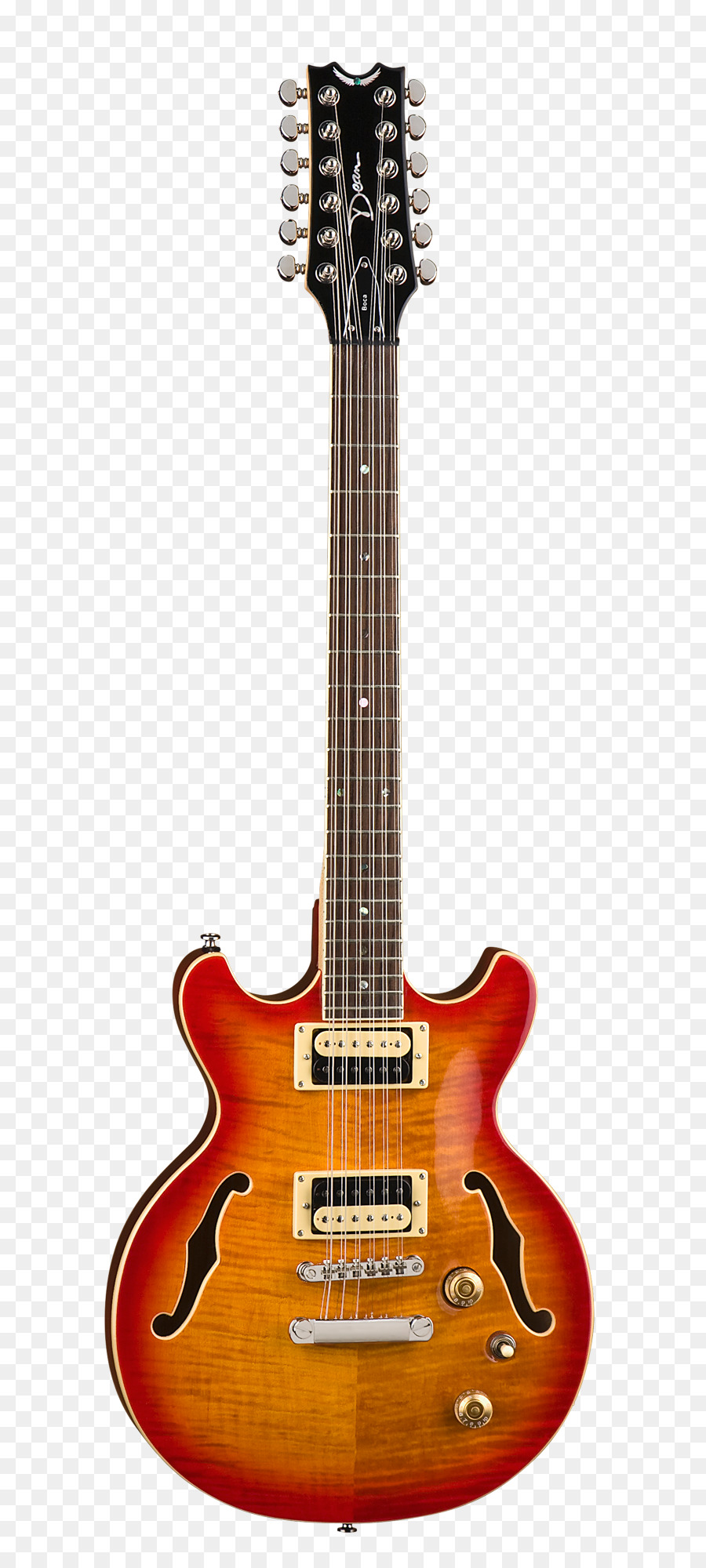 Mười hai dây đàn guitar Dean Guitar cơ thể Rắn guitar Điện Archtop - cây guitar
