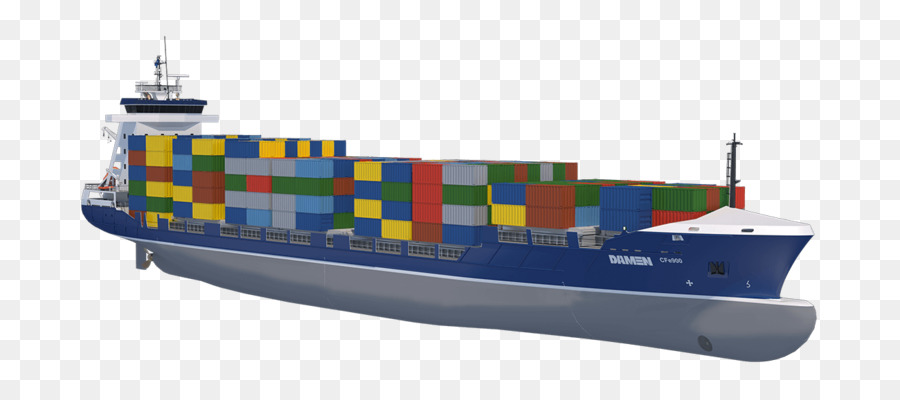 Container-Schiff-Intermodaler container-Frachter Feeder-Schiff - Schiff