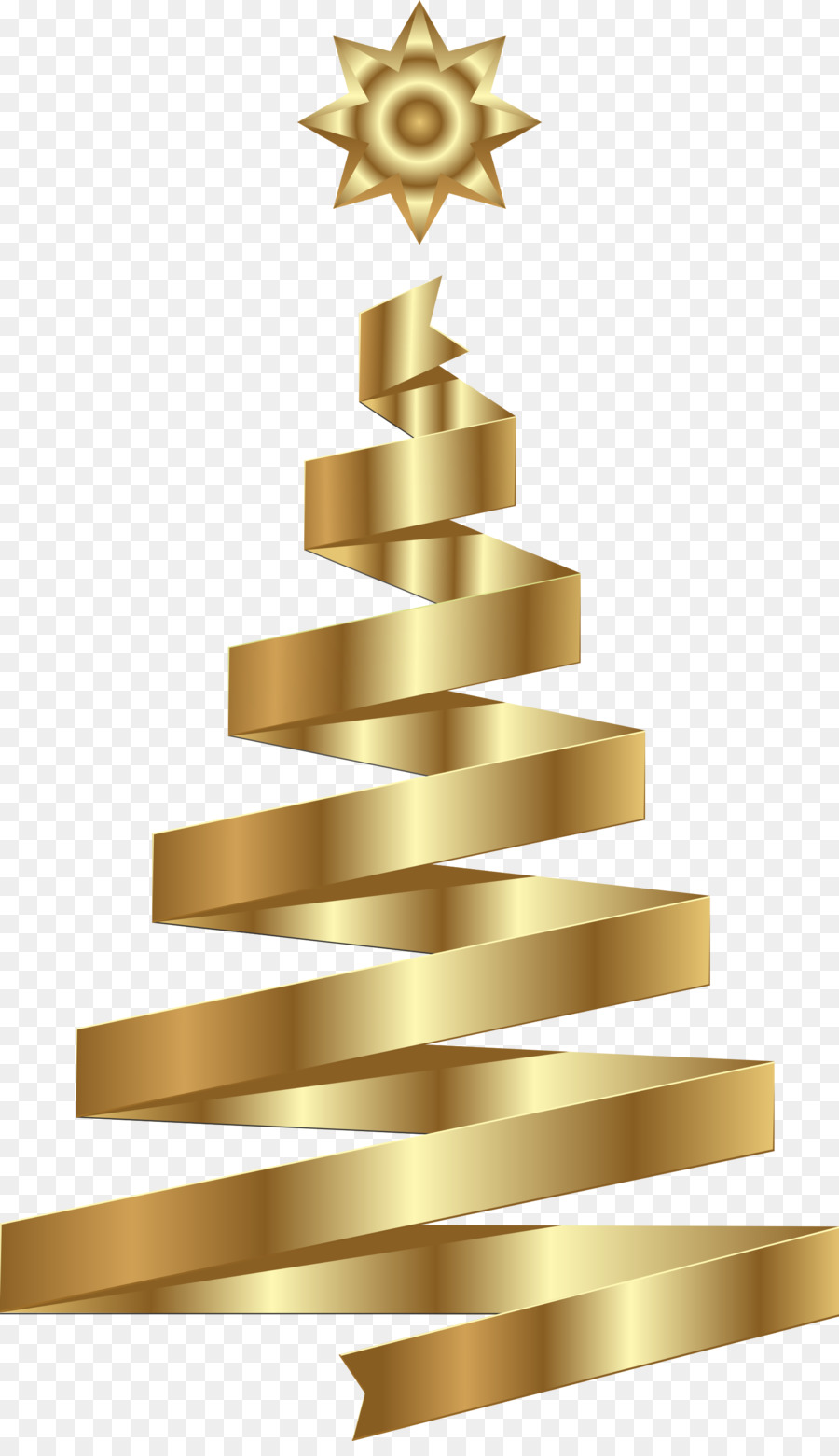 Albero di natale, ornamento di Natale Oro - albero di natale