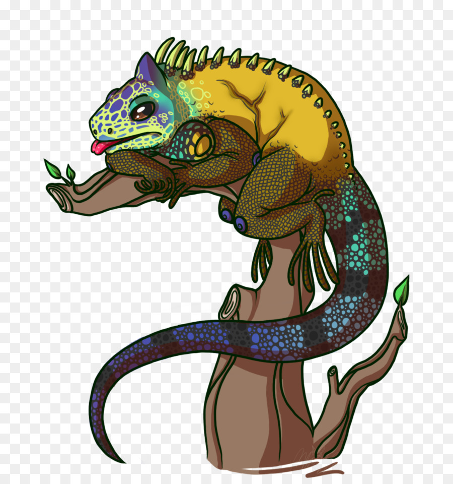 Dinosaurier Amphibien Dragon Cartoon - Dinosaurier