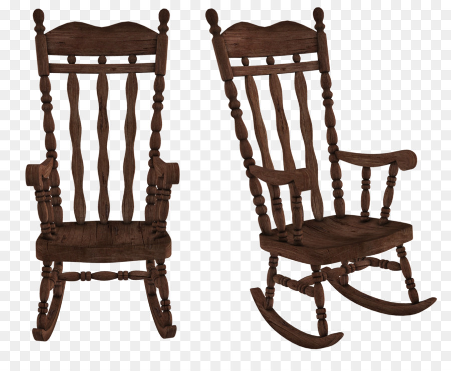 Rocking-Stühle-Tisch-Bank - Stuhl