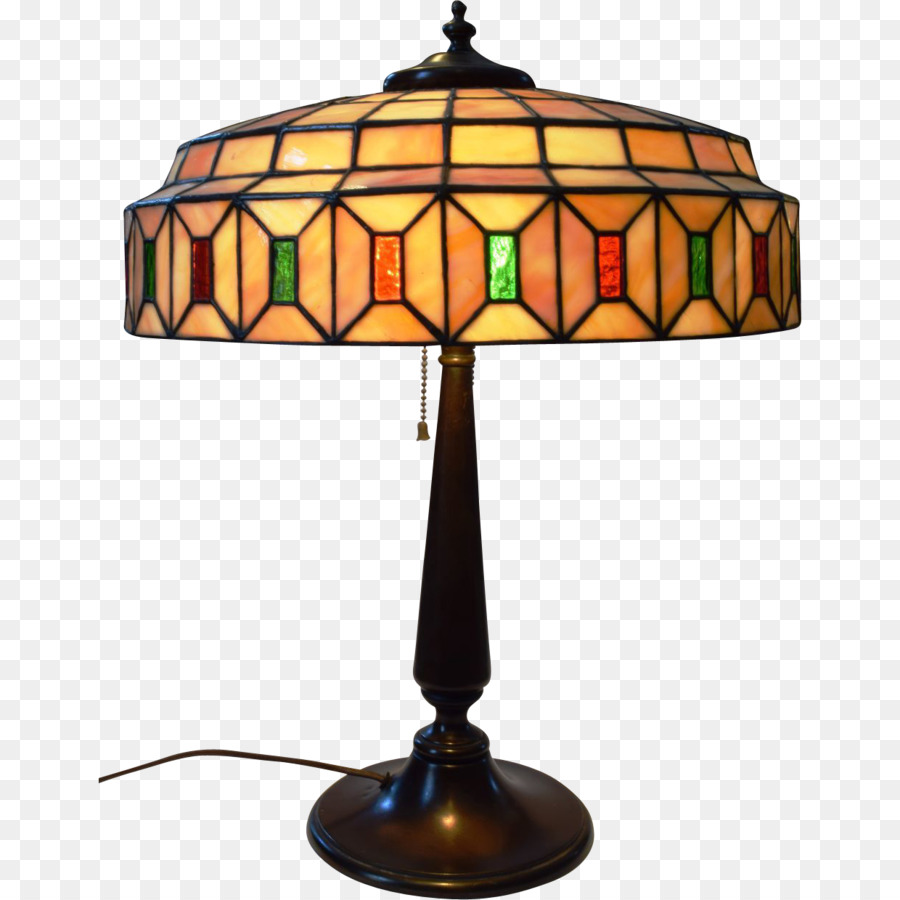 Tonalità Di Lampada Tavolo Vetro Di Una Finestra - lampada