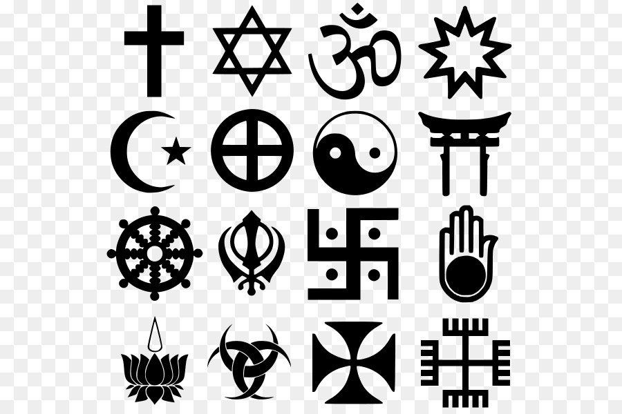 Religiöse symbol, das Christentum und das Judentum, der Religion - Symbol