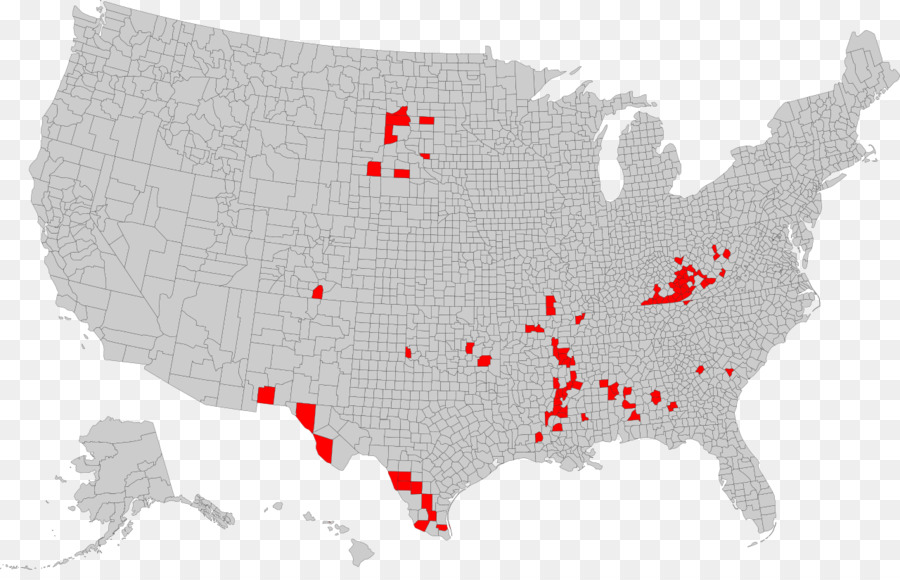 United States County, Welt, Karte, Leere Karte - Vereinigte Staaten