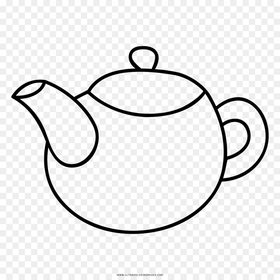 Teapot Coloring book Zeichnung Wasserkocher - Tee