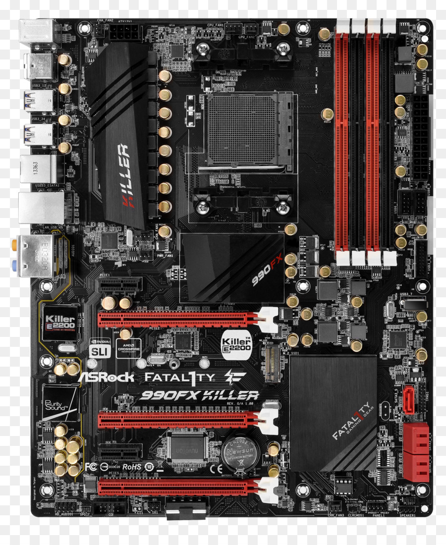 Motherboard ASRock Fatal1ty 990FX Killer AMD 900 Chipsatz Serie - Linie und Länge