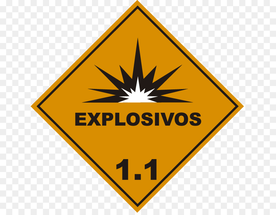 Merci pericolose HAZMAT Classe 9 Varie Carico di materiale Esplosivo Etichetta - esplosione