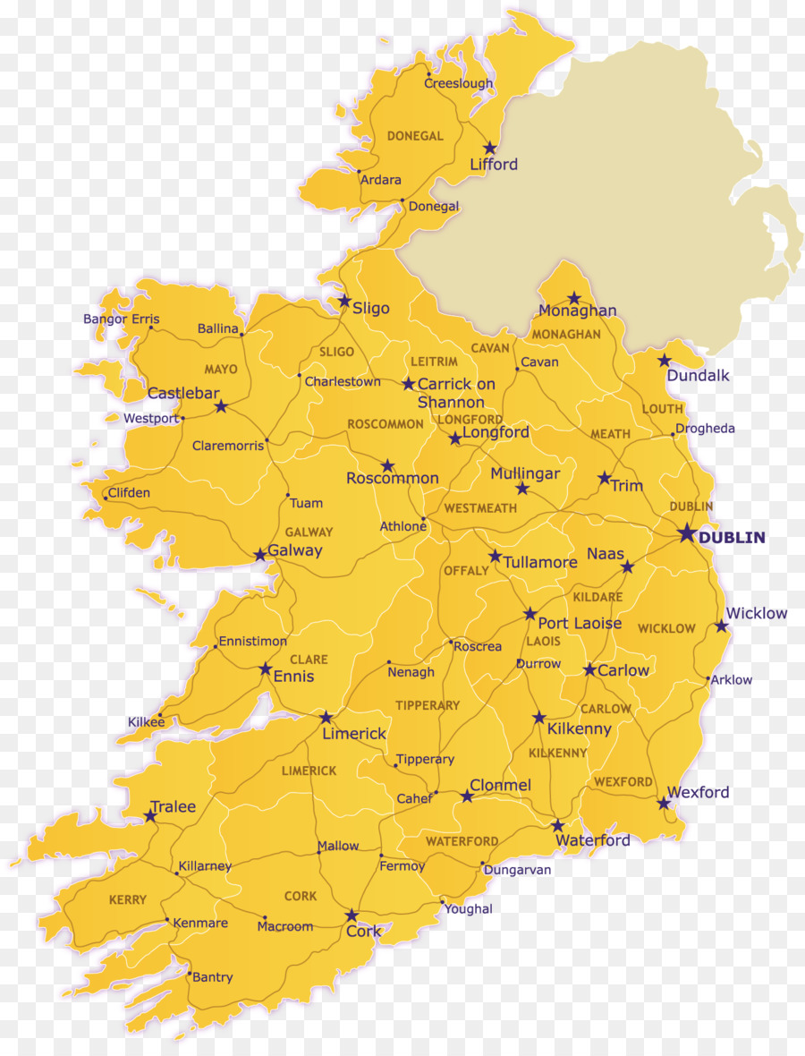 Nordirland Leere Karte, Historische Karten von Irland - Anzeigen