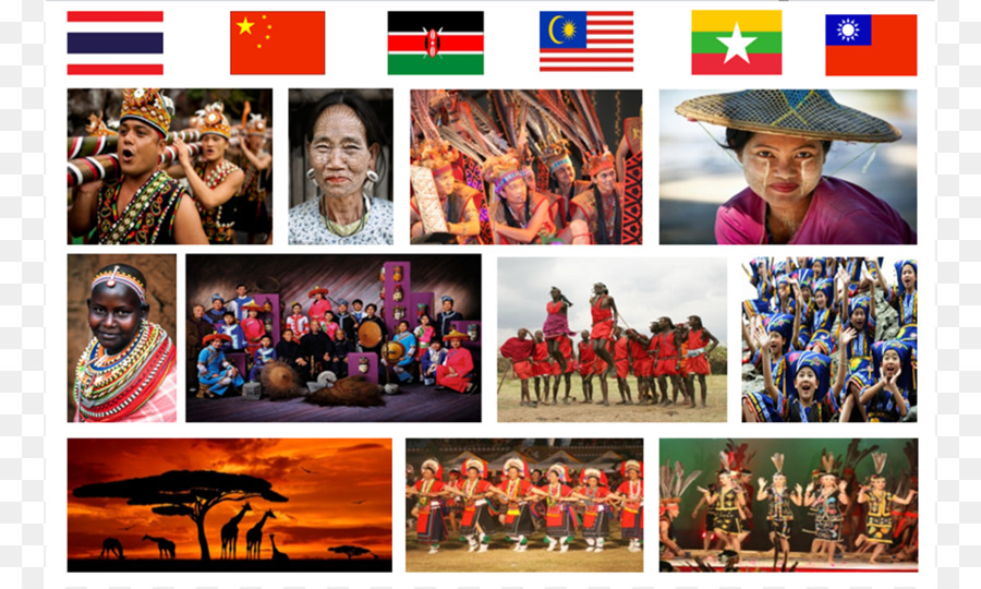 Werbung Kultur-Collage der Kulturellen Vielfalt der Marke - Collage