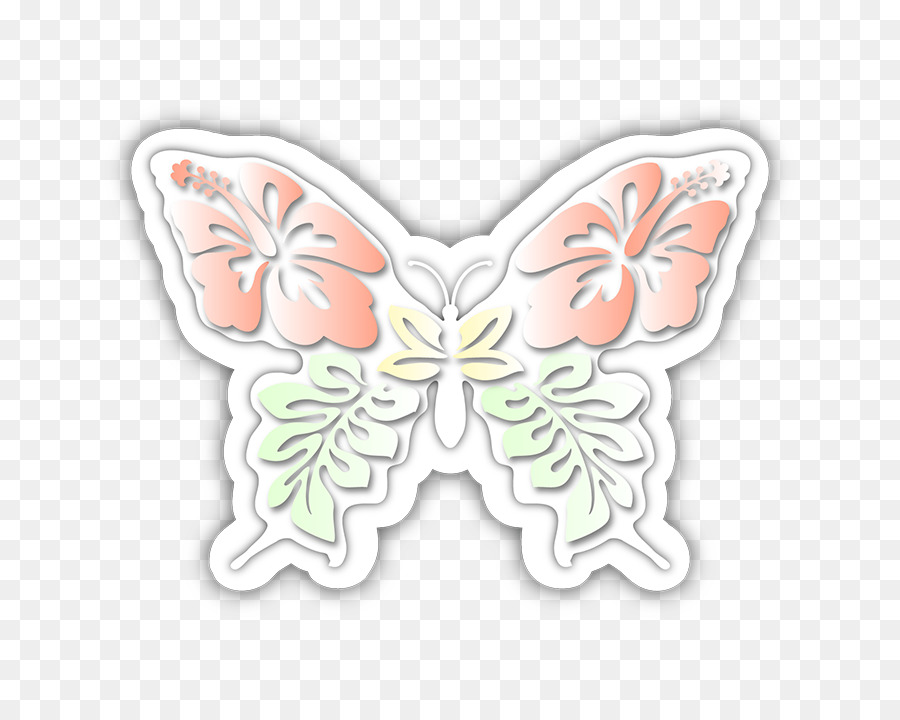 Nghệ thuật thị giác Sticker nhân Vật hư cấu - tay bướm màu