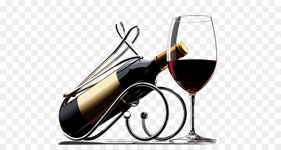 Vino rosso, Champagne, Vino Rack Vino in vetro - vino