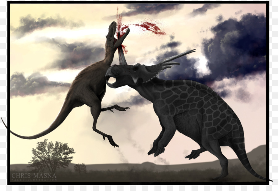 Albertosaurus Gorgosaurus Styracosaurus Gigantoraptor Tyrannosaurus - Dinosaurier